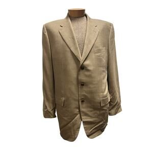 Corneliani Men’s Suit Jacket ExtraFine Virgin Wool Blazer 58/7/L Made In Italy